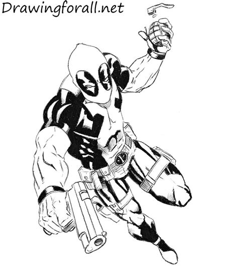 Top 133 Deadpool Sketch Full Body Latest In Eteachers