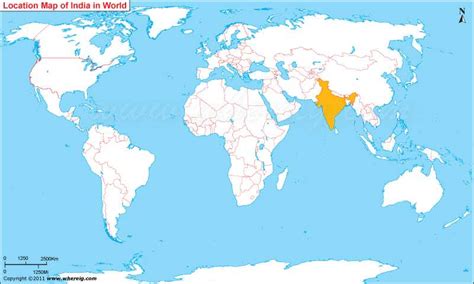 Where Is India Located India Location Map