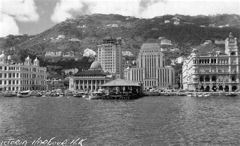 Victoria Harbour In Hong Kong In The 1950s 🌏 Victoria Harbour