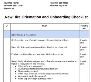 Appointment scheduling software or meeting scheduling tools allows businesses and. New Employee Orientation Plus a Checklist to Keep You on Track