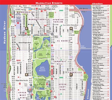 Streetsmart Nyc Midtown Manhattan Map By Vandam Laminated Pocket