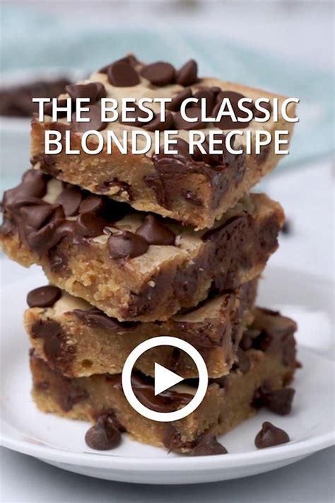 The Best Classic Blondie Recipe By Five Heart Home This Recipe Is Easy Classic Quick To Make