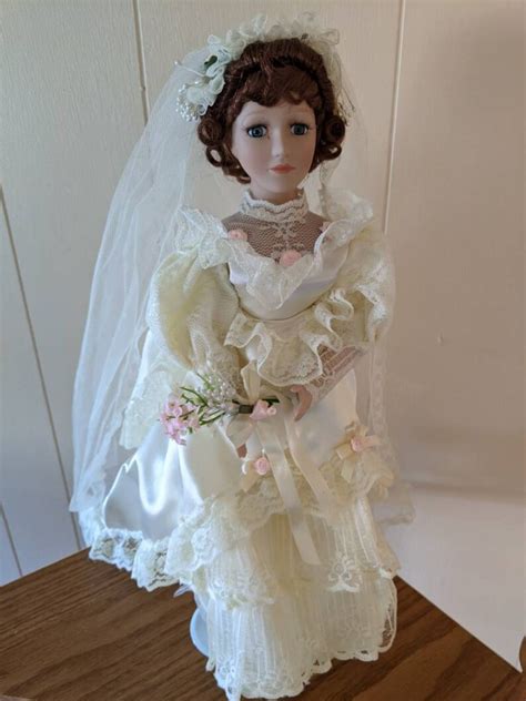 Paradise Galleries Porcelain Bride Doll Etsy