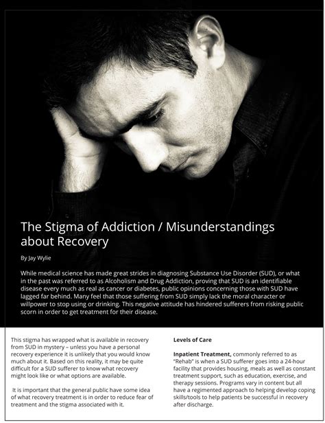 The Stigma Of Addiction Homeland Magazine