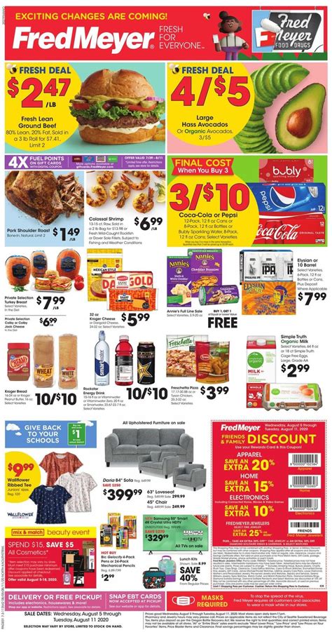 FRED MEYER WEEKLY AD CIRCULAR - VALID 08/05-08/11/2020 | Fresh food