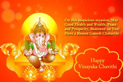 Wishing you a very happy ganesh chaturthi to you and your family. Happy Vinayaka Chavithi 2019 Images Quotes Wishes ...