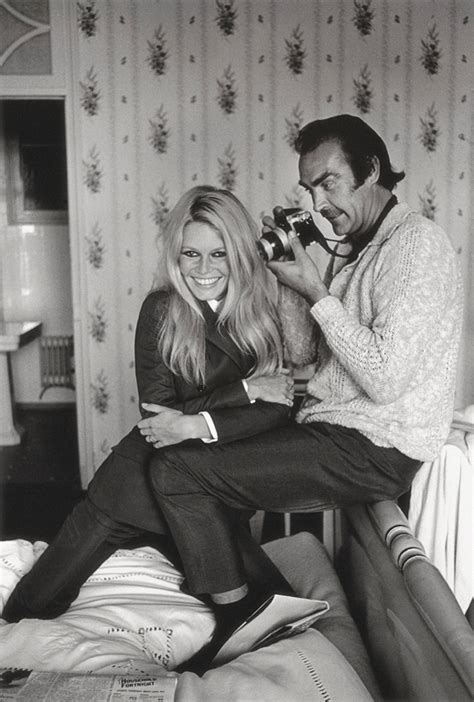 Brigitte Bardot And Sean Connery With A Camera France 1968
