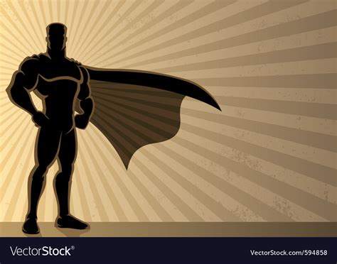Superhero Background Royalty Free Vector Image