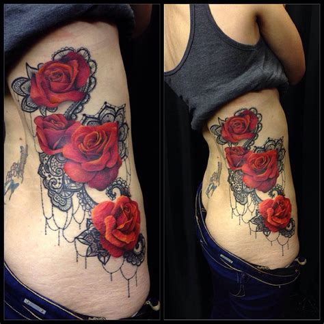 Roses And Lace Tattoo Lace Tattoo Lace Sleeve Tattoos