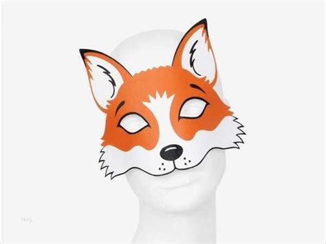 Laut informationen des ministeriums genügt dazu die vorlage des personalausweises. Masken Vorlagen Ausdrucken Kostenlos Elegant Fuchs Maske ...