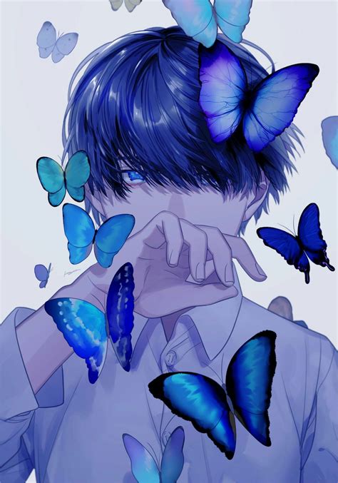 Anime Butterfly Boy Wallpapers Wallpaper Cave
