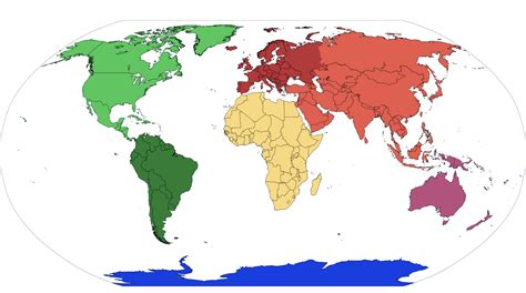 Mapa Mundo Continentes Mapa