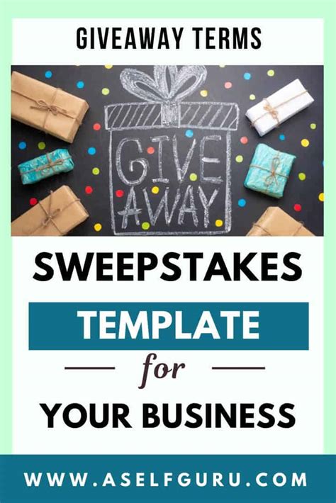 Customizable Sweepstakes Template For Giveaways And