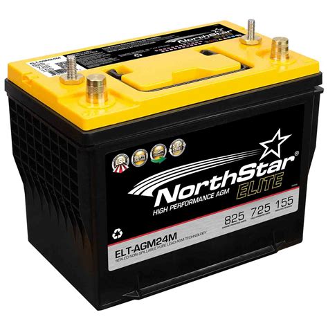 Northstar Battery Elite High Performance Pure Lead 24m Agm Battery With