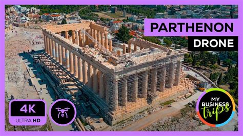 Parthenon Drone View K YouTube