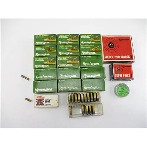 Assorted 22 Ammo Lot Switzers Auction And Appraisal Service