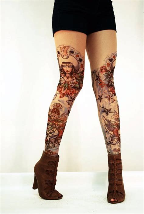 Fatpinup Cowgirl Tattoos Lace Tattoo Body Mods Wild Roses Tight