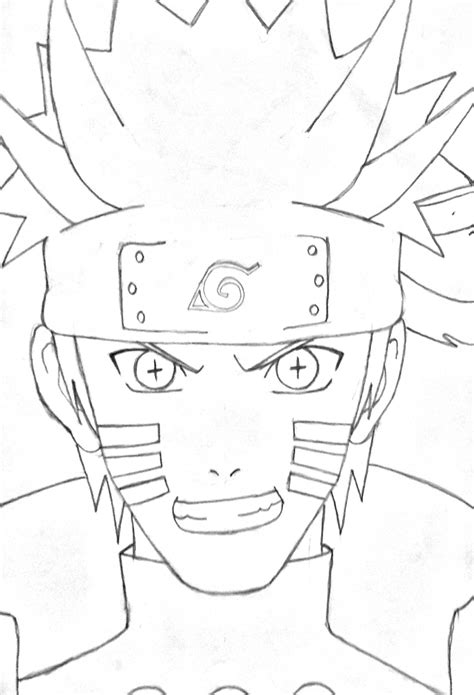 Naruto Six Paths Coloring Page