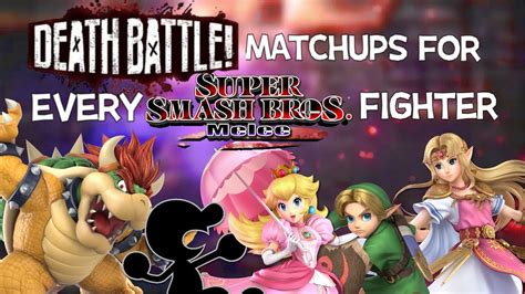 Death Battle Matchups For Every Super Smash Bros Melee Character Ep 2