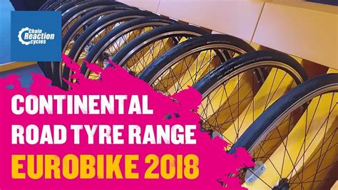 Faulty tyres are often the result of an incorrect air pressure. Continental Road Tyre Range | EUROBIKE 2018 | CRC | - YouTube