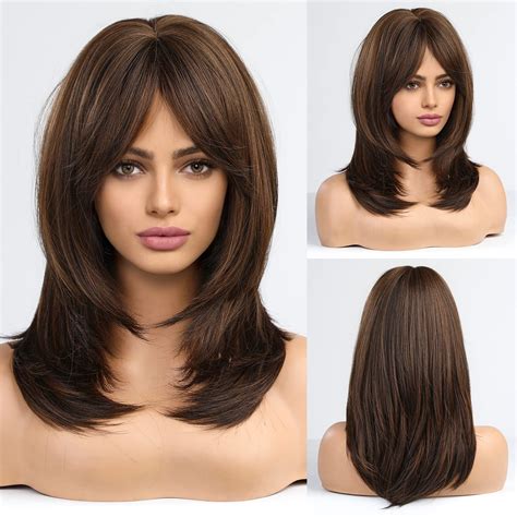 Prices May Vary 【wig Style】naturally Long Straight Hair Stylish And Beautiful Long Straight