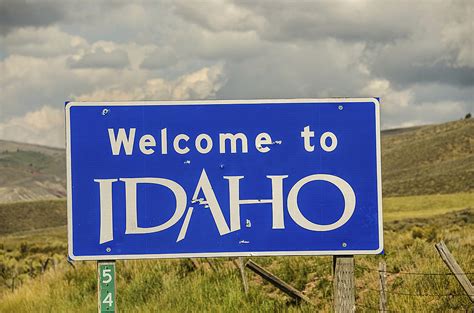Welcome To Idaho Sign Art Sphere Inc