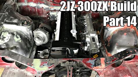 2jz Test Fit 2jz Big Single Turbo 300zx Build Part 14 Youtube