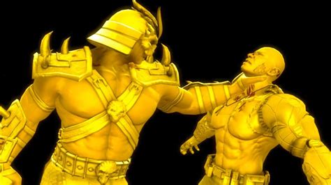 Mortal Kombat All Fatalities X Rays On Golden Jax Costume Mod K Ultra HD Gameplay Mods