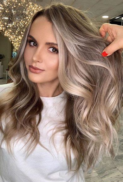 57 Cute Autumn Hair Colours And Hairstyles Light Blonde Tones