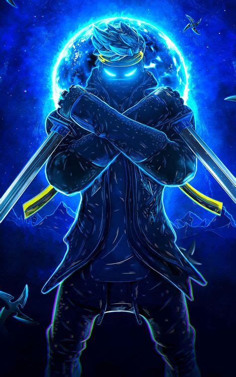 73 Best Blue Ninja Fortnite Art Ideas Fortnite Ninja Gaming Wallpapers
