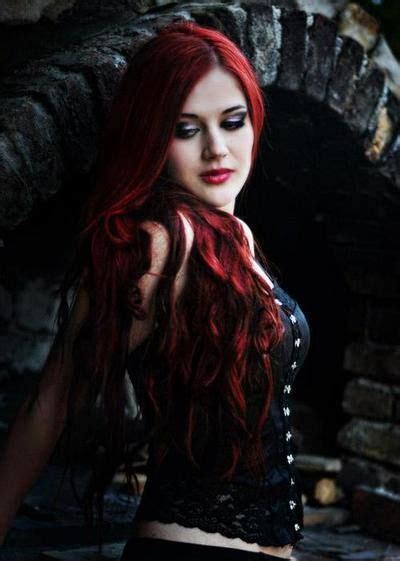 Pin On Gothic Redheads