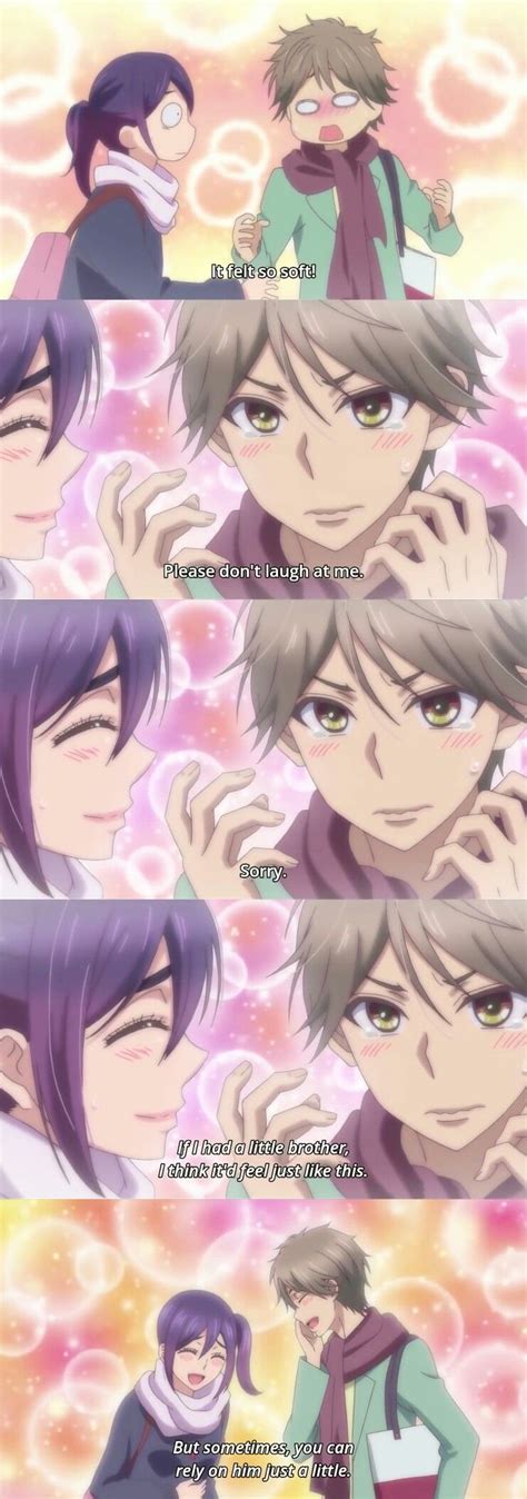 Hayato Shinomiya Date Anime Romance Anime Kissing Him