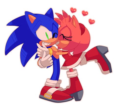 Sonamy Tierno By Lissfreeangel Sonic And Amy Sonic Fan Characters