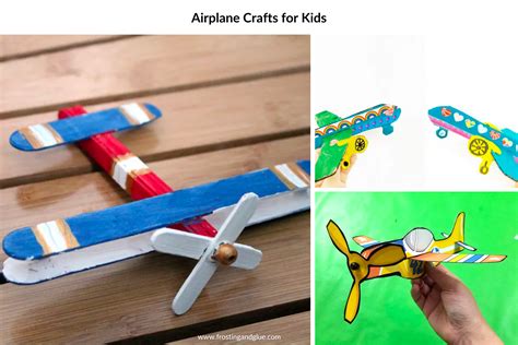 Airplane Crafts For Kids Frosting And Glue Easy Crafts Games
