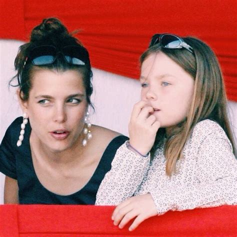 Beautifulcharlotte Princess Alexandra Of Hanover With Her Sister Charlotte Casiraghi Grace