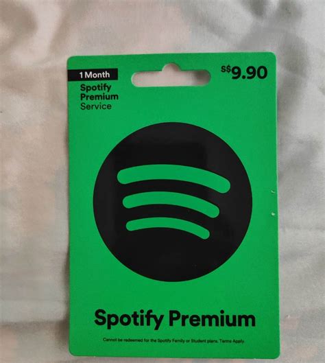Spotify 1 Month Premium Subscription T Card Worth 990 Tech Games