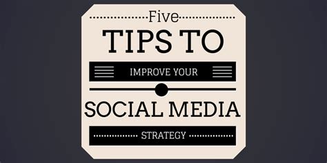 Tips To Improve Your Social Media Strategy Internet Local Listings