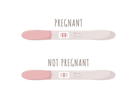 Premium Vector Pregnancy Test Plastic And Paper Tests Female
