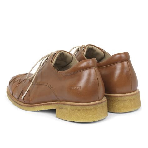 Angulus 1579 101 Classic Shoe With Soft Heelcap Brown Angulus Com