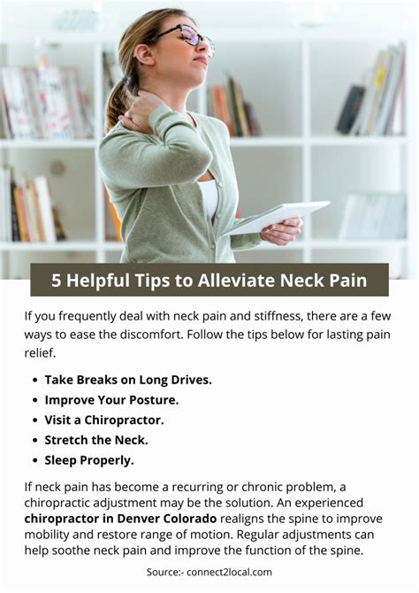 Ppt 5 Helpful Tips To Alleviate Neck Pain Powerpoint Presentation