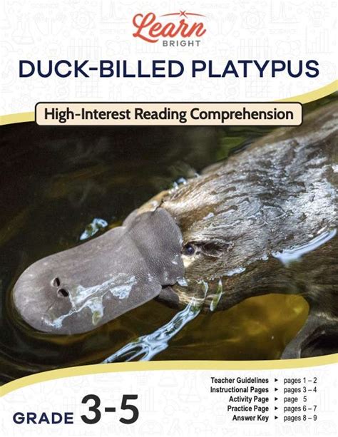 Duck Billed Platypus Free Pdf Download Learn Bright