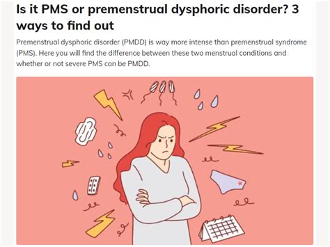 is it pms or premenstrual dysphoric disorder 3 ways to find out motherhood hospitals india