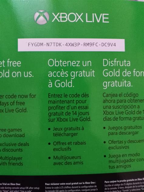 Xbox Live 3 Months Code Rxboxone