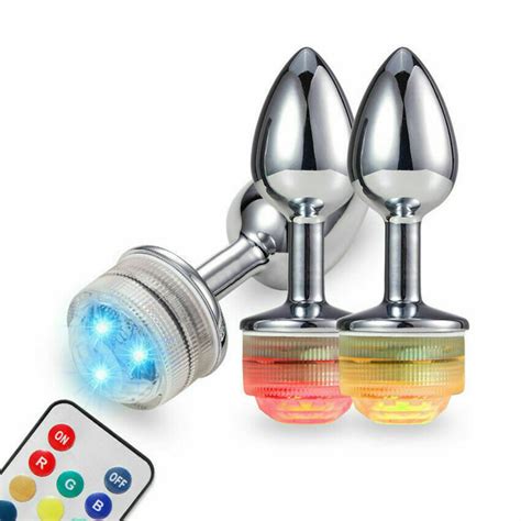 Butt Plug Led Light Up Anal Sex Toy Bdsm Anal Play Toy For Her Etsy Canada