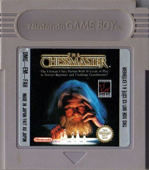 The Chessmaster 1991 Game Boy Box Cover Art Mobygames