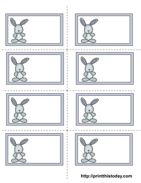 Free Printable Easter Labels