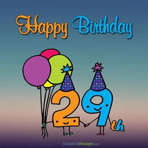 Birthday29th Birthday Wishes Happy