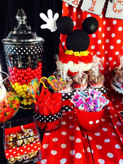 Mickey Mouse Birthday Party Theme Candy Buffet Parties Ive Designed