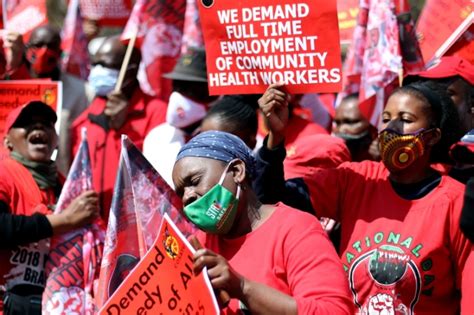 South Africa Healthcare Workers Protest Threaten Strike Health News Al Jazeera