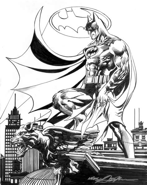 Neal Adams Batman Comic Art Comic Art Batman Art